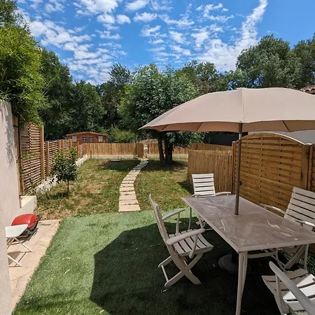 Charmant Appartement Avec Jardin Au Calme Chateauneuf-Grasse Exterior foto